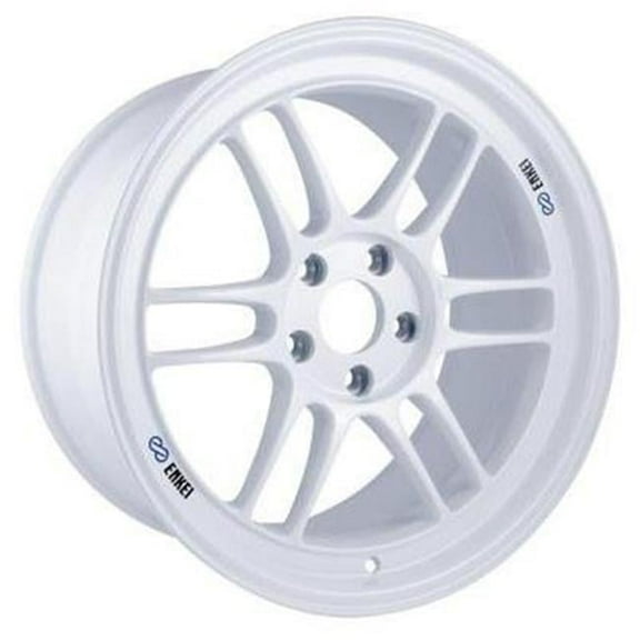18 x 9.5, 5 x 114.3 Bolt Pattern 38 mm Offset 73 mm Center Bore RPF1 Vanquish White Wheel
