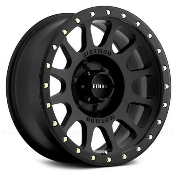 18 x 9 in., 0 mm Offset - 6x135 Bolt Pattern & 94 mm Hub MR305 NV Matte Black Wheel