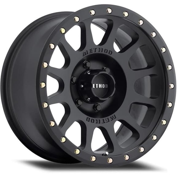 18 x 9 in. MR305 NV 0 mm Offset 5 x 150 mm 116.5 mm Center Bore Street Loc Wheel, Matte Black