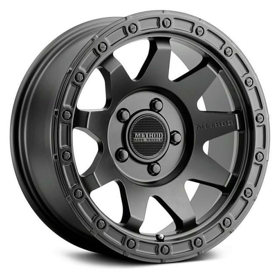 18 x 9 in., MR317 6 x 5.5 mm, 5.75 Bs 18 OS 106.25 CB Wheel, Black