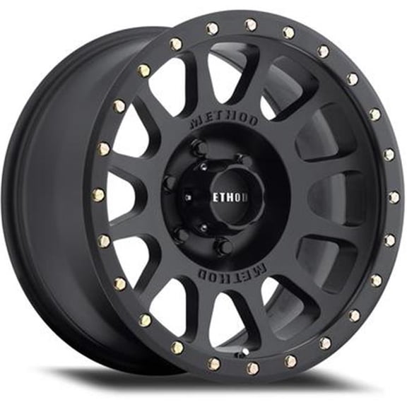 18 x 9 in. NV 8 x 17 in. Bolt Pattern 4.5 in. Backspace 12 mm Offset Wheel - Matte Black