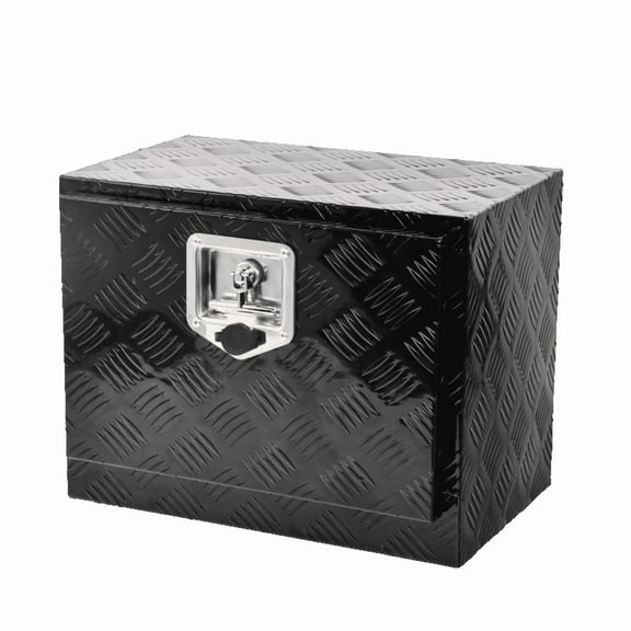 18"x12"x14“ Alum Underbody Truck Tool Box Trailer Storage w/Lock T-Handle Latch