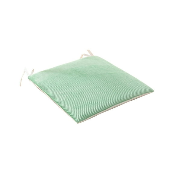 Chair Cushions for Dining,Kitchen,Office, Non-Slip Seat Pads with Ties, 18" x 18" Green