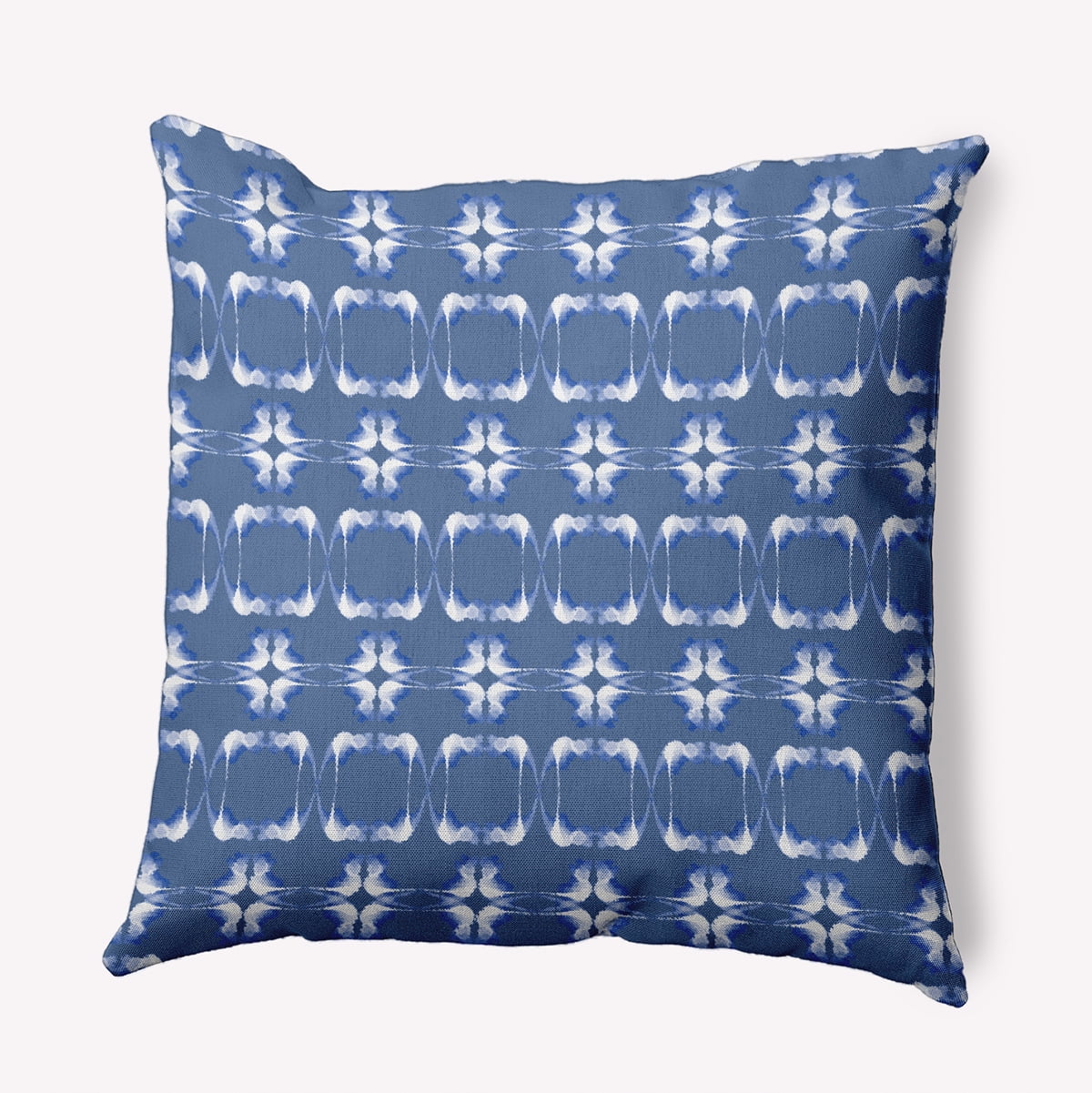 18"x18" Simply Daisy Summer Picnic Poly Indoor/Outdoor Pillow, Blue Qty 1