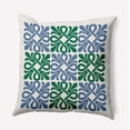 thumbnail image 1 of 18"x18" Square Simply Daisy Tiki Square Poly Indoor/Outdoor Pillow, Meadow Green Qty 1, 1 of 5