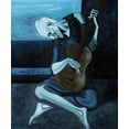 thumbnail image 1 of 18"x22" Fine Art Quality Poster: Pablo Picasso The old guitarist, 1 of 1