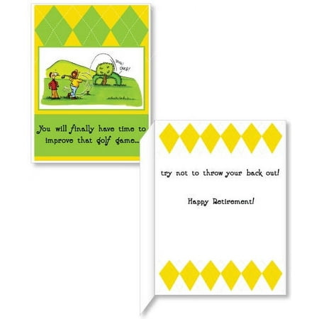 18"x24" Retirement Golf Card