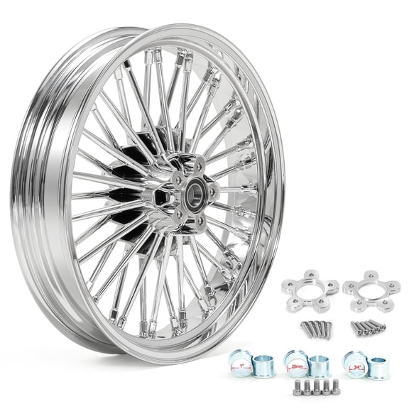 18"x3.5" Fat Spoke Front Wheel Rim for Harley Touring Bagger Road King Glide 1987-2008