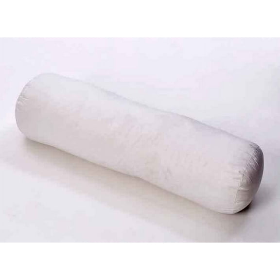 18"x8" Bolster Hypoallergenic Polyester Poly Filled Bolster Pillow Insert