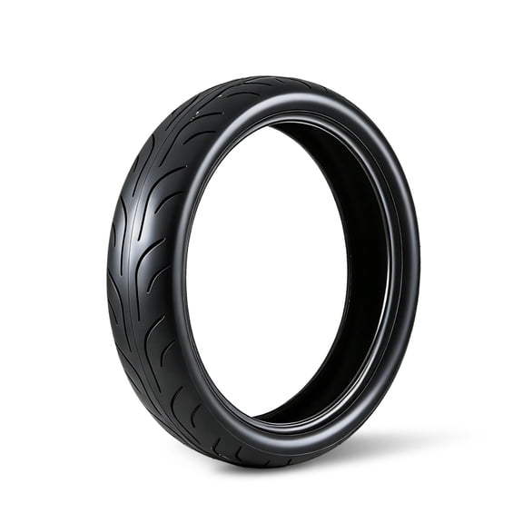 180/55-17 Motorcycle Tire Rear, Black Wall, 4PR 73S Tubeless Street Tire for Sport & Street Bike, High Performance, Enhanced Grip & Stability