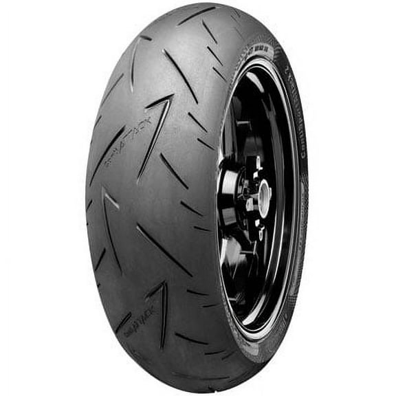 180/55ZR-17 (73W) Continental Sport Attack 2 Hypersport Radial Rear Motorcycle Tire for Triumph Street Triple 675 R 2009-2016