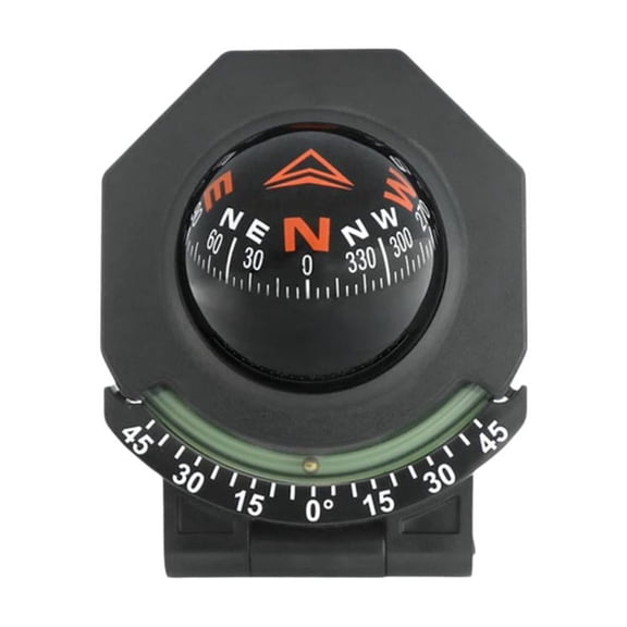 180 Adjustable Folding Car Dashboard with Luminous Inclinometer - ABS Acrylic Navigation for Boat, Vehicle