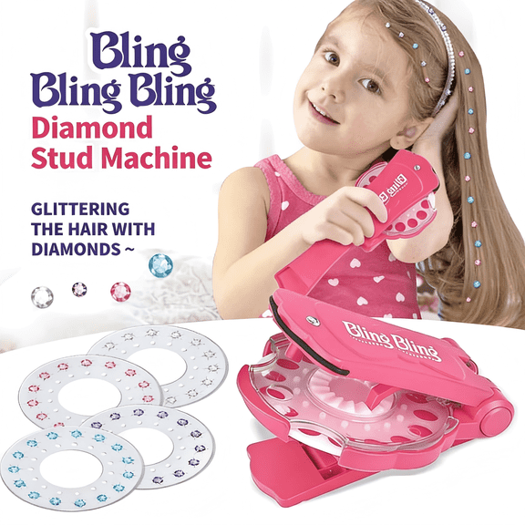 180+ Colorful Rhinestone DIY Styling Kit - Hair