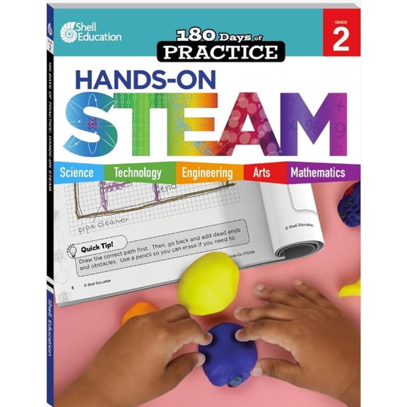 180 Days: Hands-On STEAM: Grade 2 (Paperback)