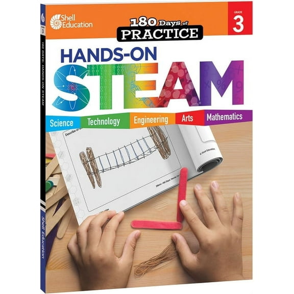 180 Days: Hands-On STEAM: Grade 3 (Paperback)