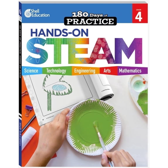 180 Days™: Hands-On STEAM: Grade 4 (Paperback)