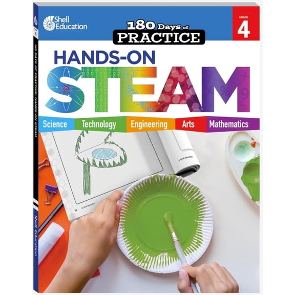 180 Days: Hands-On STEAM: Grade 4 (Paperback)
