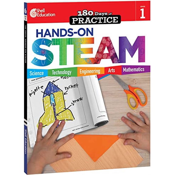 Pre-Owned 180 Days: Hands-On STEAM for Grade 1: Practice, Assess, Diagnose (180 Days of Practice), 9781425825287, 1425825281, Paperback, First Edition edition