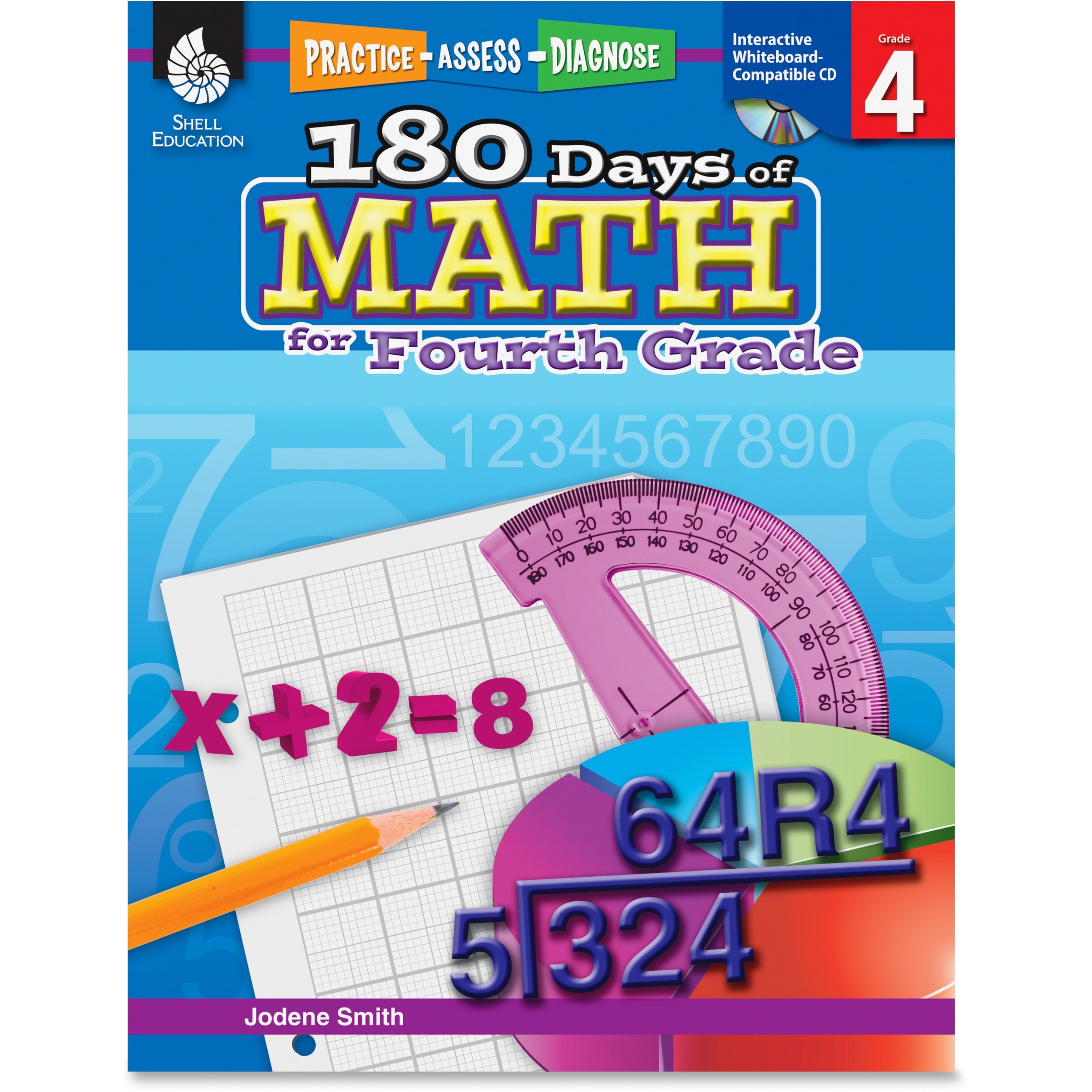 JODENE LYNN SMITH 180 Days: Math for Fourth Grade: Practice, Assess, Diagnose, (Paperback)