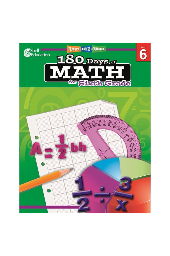 180 Daysâ„¢: Math for Sixth Grade: Practice, Assess, Diagnose, (Paperback)