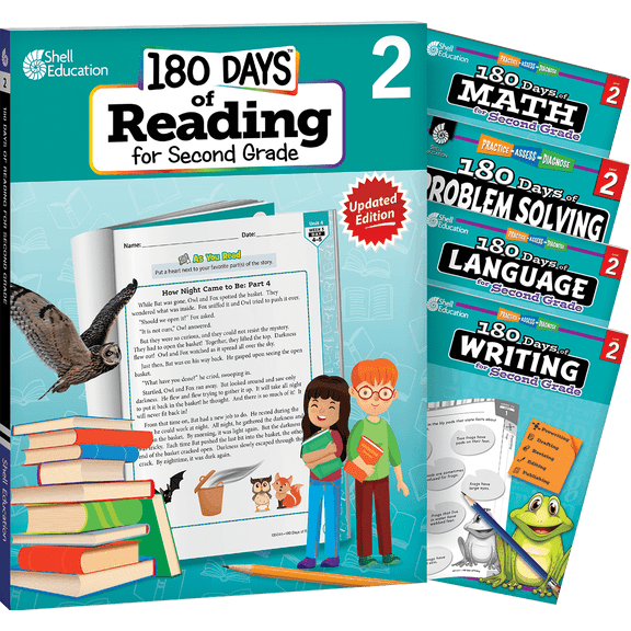 180 Days of Practice 180 Days(tm) Reading, Math, Language, Writing, & Problem Solving for Grade 2: 5-Book Set: Practice, Assess, Diagnose, (Paperback)