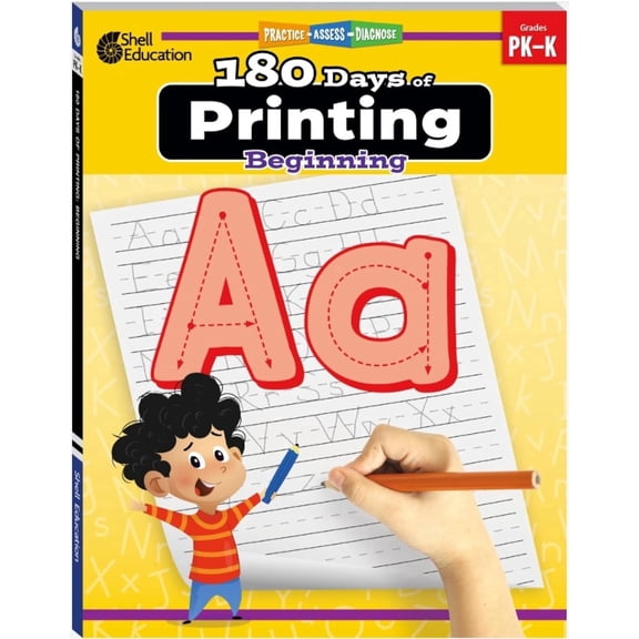 180 Days: Printing: Beginning Workbook