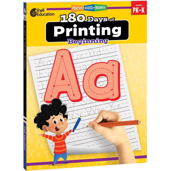 180 Days: Printing: Beginning Workbook
