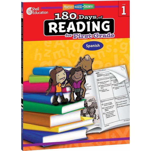 180 Days: Reading for First Grade (Spanish): Practice, Assess, Diagnose (Paperback)