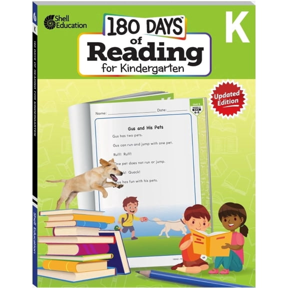 180 Days: Reading for Kindergarten 2nd Edition: Practice, Assess, Diagnose