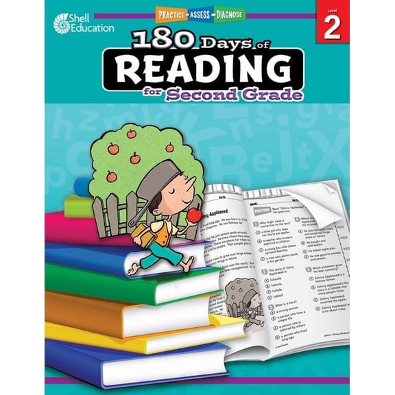 Pre-Owned 180 Days: Reading for Second Grade: Practice, Assess, Diagnose, (Paperback)