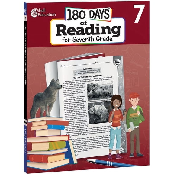 180 Days™: Reading for Seventh Grade: Practice, Assess, Diagnose, (Paperback)