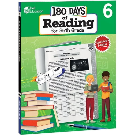 180 Days: Reading for Sixth Grade, 2nd Edition: Practice, Assess, Diagnose, (Paperback)