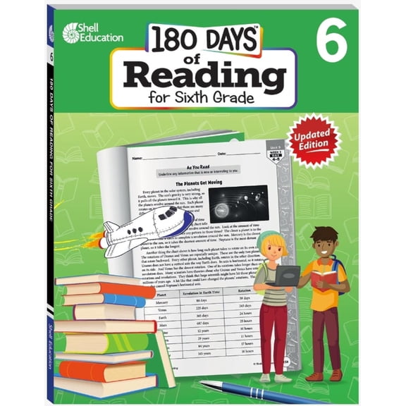 180 Days: Reading for Sixth Grade, 2nd Edition: Practice, Assess, Diagnose, (Paperback)