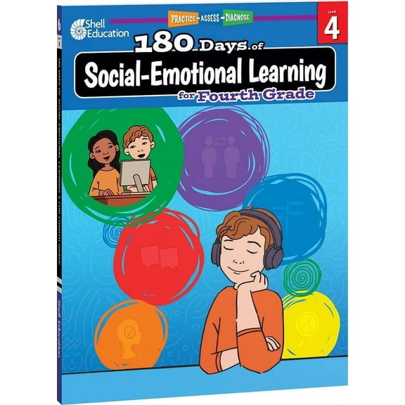 180 Days: Social-Emotional Learning for Fourth Grade, (Paperback)