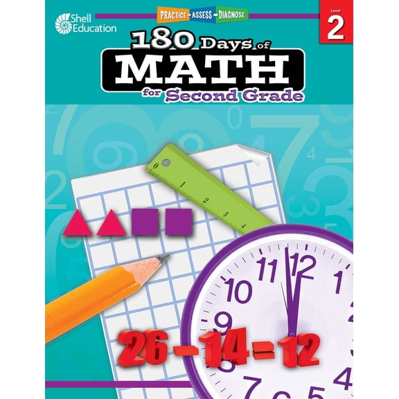 Pre-Owned 180 Days(tm) Math for Second Grade: Practice, Assess, Diagnose (Paperback) 1425808050 9781425808051