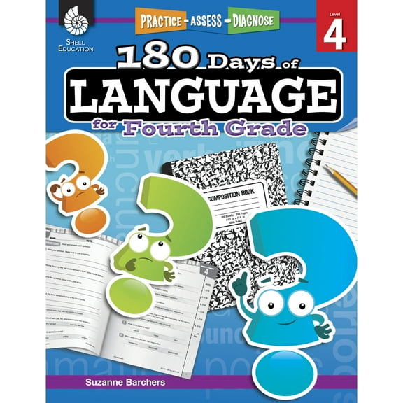180 Days of Practice 180 Days(tm) Language for Fourth Grade: Practice, Assess, Diagnose, (Paperback)
