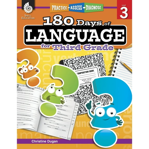 180 Days of Practice 180 Days of Language for Third Grade: Practice, Assess, Diagnose, (Paperback)