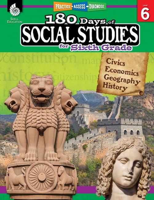 180 Days Of Practice: 180 Days Of Social Studies For Sixth Grade ...