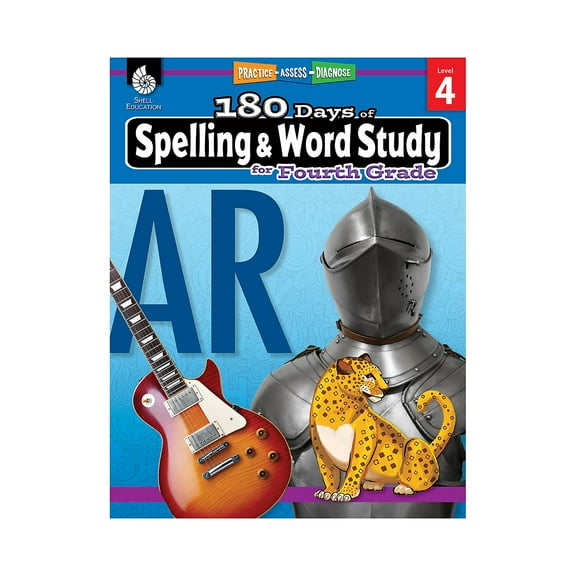 180 Days of Practice 180 Days of Spelling and Word Study for Fourth Grade: Practice, Assess, Diagnose, (Paperback)