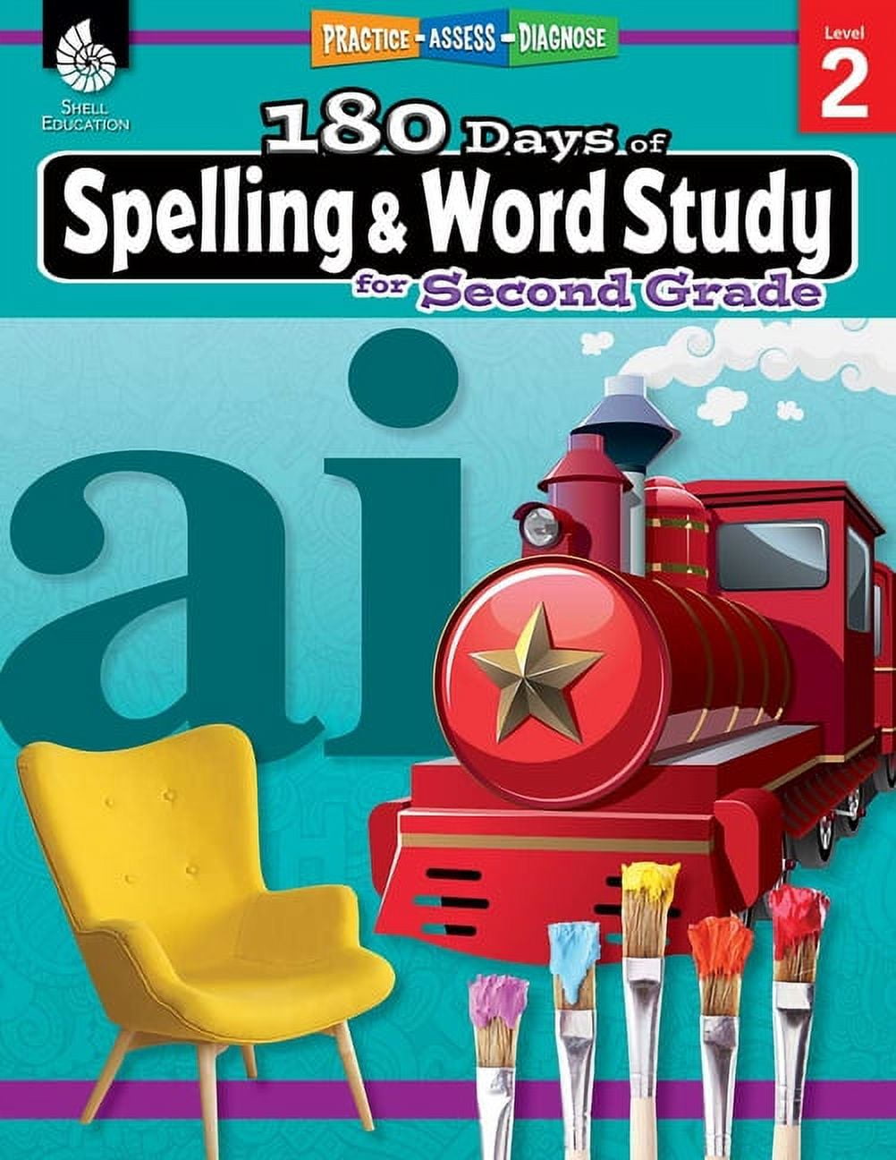 SHIREEN PESEZ RHOADES 180 Days of Practice: 180 Days of Spelling and Word Study for Second Grade: Practice, Assess, Diagnose (Paperback)
