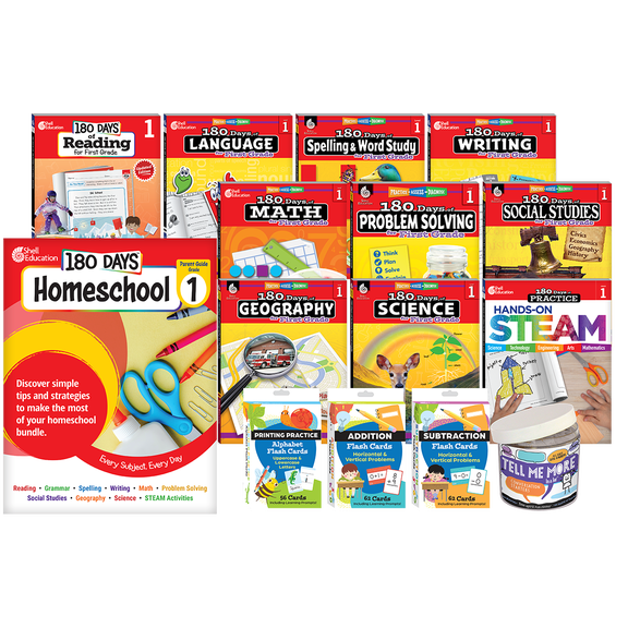 180 Days™: Homeschool Grade 1 Set