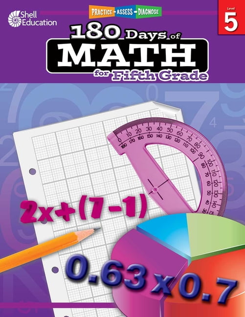 JODENE LYNN SMITH 180 Days of Practice 180 Days(tm) Math for Fifth Grade: Practice, Assess, Diagnose, (Paperback)