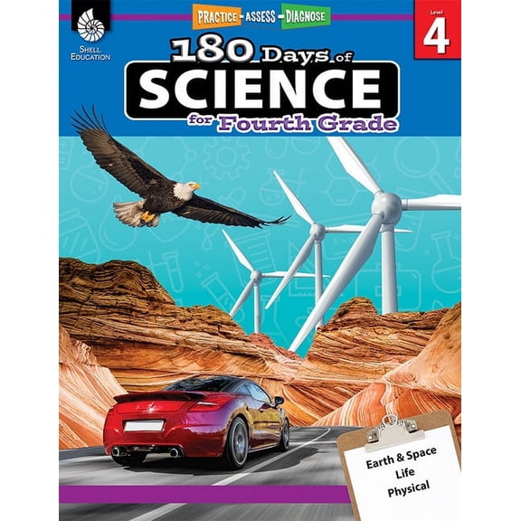 180 Days(r) 180 Days(r) Science for Fourth Grade: Practice, Assess, Diagnose, (Paperback)
