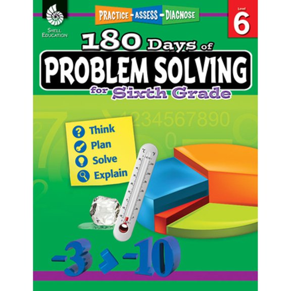 Pre-Owned 180 Days(tm) Problem Solving for Sixth Grade: Practice, Assess, Diagnose (Paperback) 1425816185 9781425816186