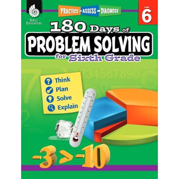 Pre-Owned 180 Days(tm) Problem Solving for Sixth Grade: Practice, Assess, Diagnose (Paperback) 1425816185 9781425816186