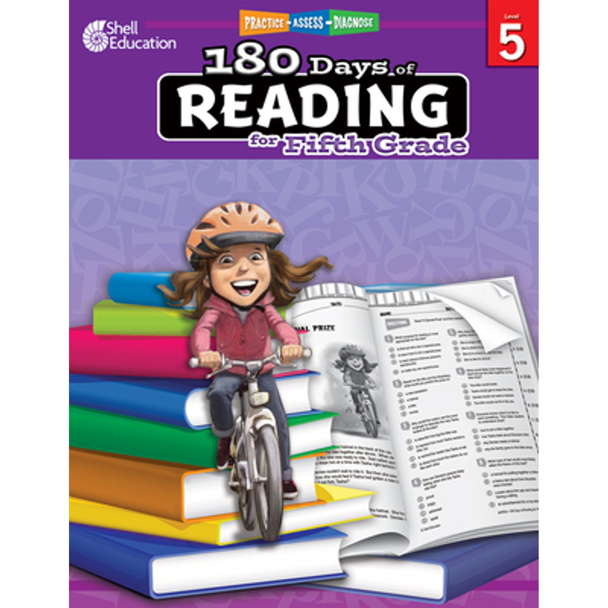 Pre-Owned 180 Days of Reading for Fifth Grade: Practice, Assess, Diagnose (Paperback 9781425809263) by Margot Kinberg