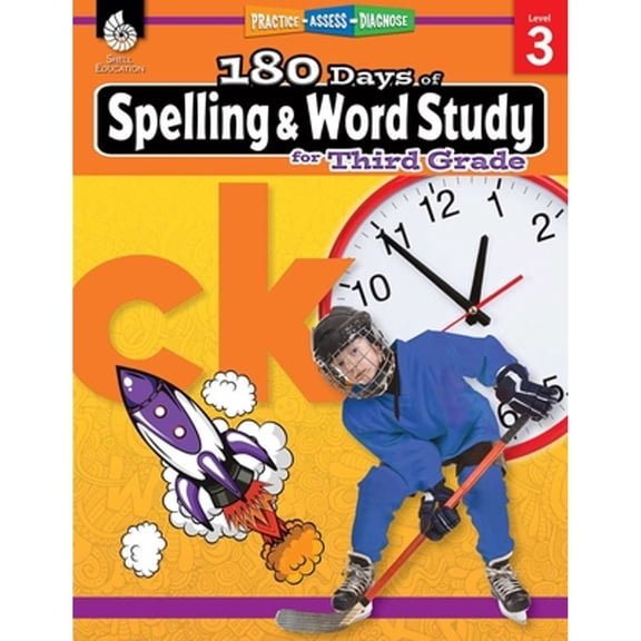 Pre-Owned 180 Days(tm) Spelling and Word Study for Third Grade: Practice, Assess, Diagnose (Paperback) 142583311X 9781425833114