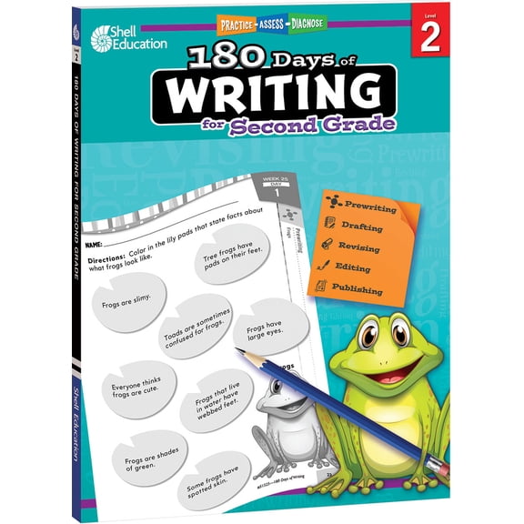 Pre-Owned 180 Days(tm) Writing for Second Grade: Practice, Assess, Diagnose (Paperback) 1425815251 9781425815257