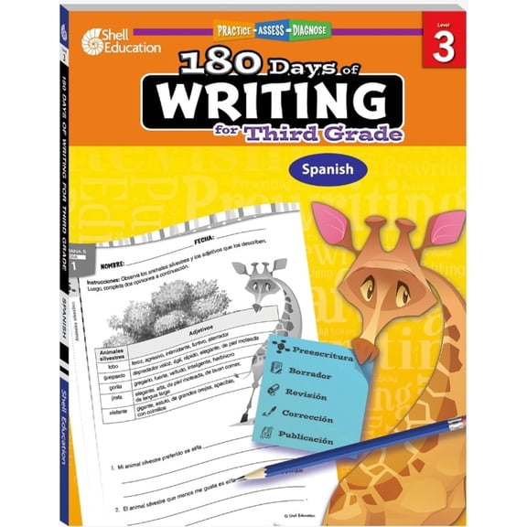 180 Days: Writing for Third Grade (Spanish) (Paperback)