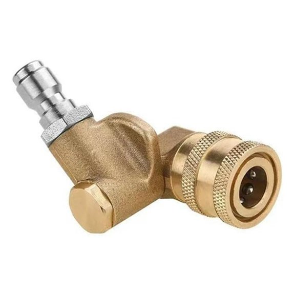 180 Degree 5-Speed Rotating High-Pressure Car Washing Machine Accessories, 1/4 Brass Turning Quick Connect